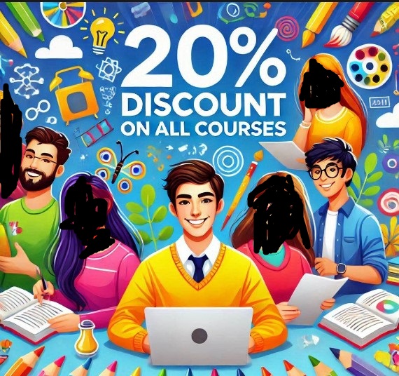 20 % Off on All Courses